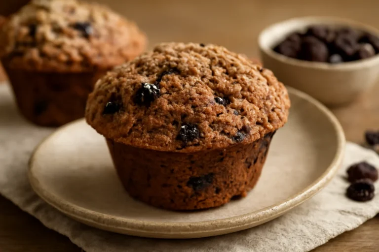 Bran and Raisin Molasses Muffins