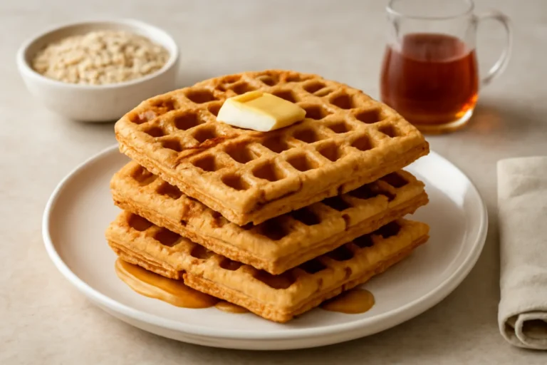 Easy Oatmeal Waffles