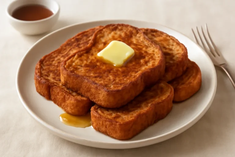 French Toast with Cinnamon Bread