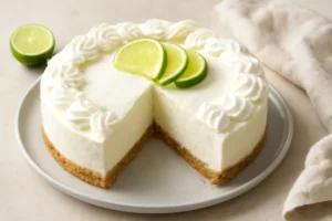No Bake Key Lime Cheesecake
